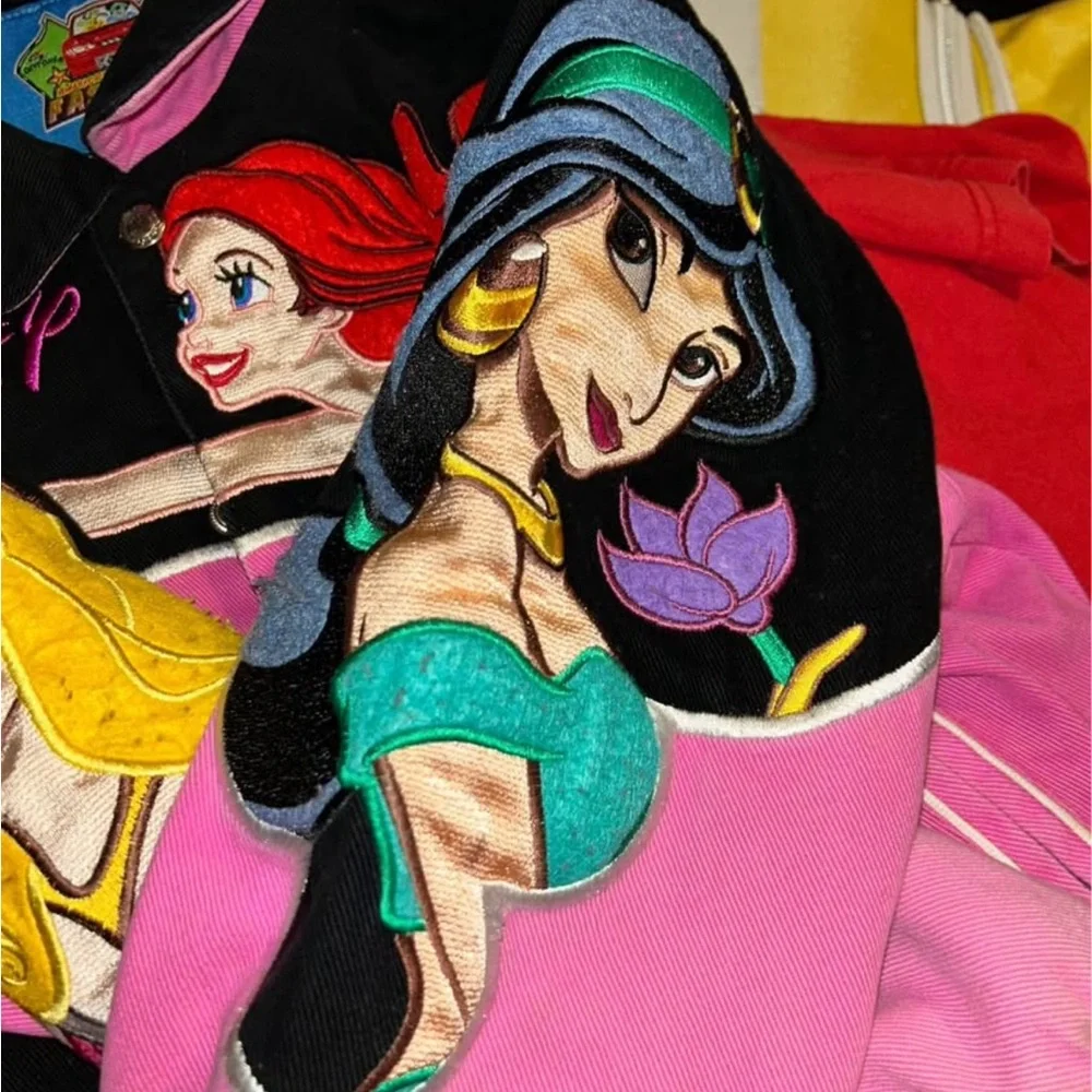 Disney Princess Kids Jacket - Pink and Black with Red Highlights - Picture 3 of 3